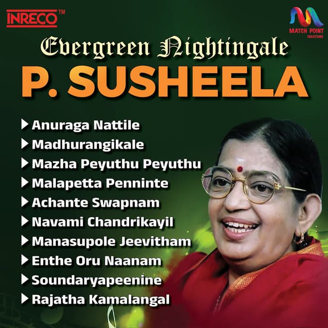 Evergreen Nightingale P.SUSHEELA cover art