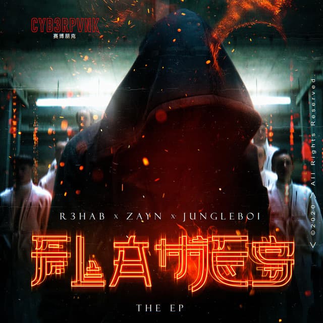 Flames (with ZAYN) (feat. Jungleboi) - GATTÜSO Remix cover art