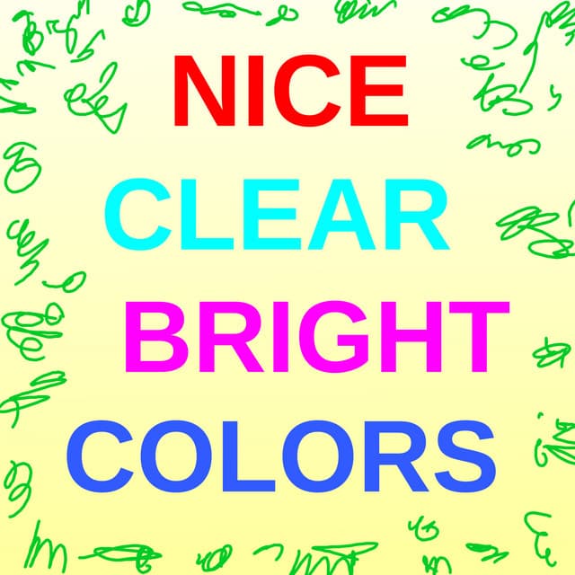 Nice Clear Bright Colors cover art