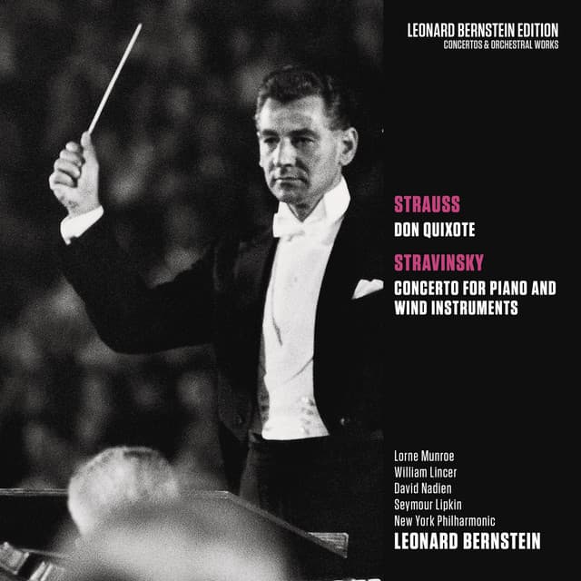 Strauss: Don Quixote, Op. 35 - Stravinsky: Concerto for Piano and Wind Instruments cover art