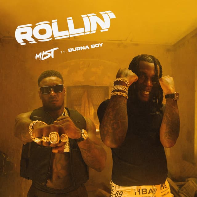 Rollin' (feat. Burna Boy) cover art
