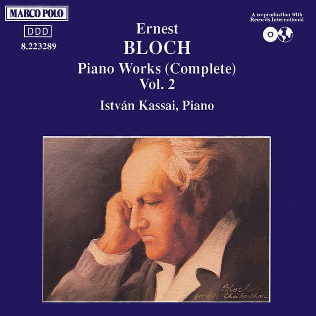 Bloch: Piano Sonata / Visions and Prophecies / Ex-Voto / Dans Sacree cover art