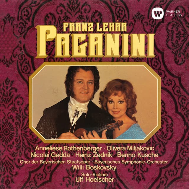 Lehár: Paganini, Act II: Duett. "Einmal möcht' ich was Närrisches tun" cover art