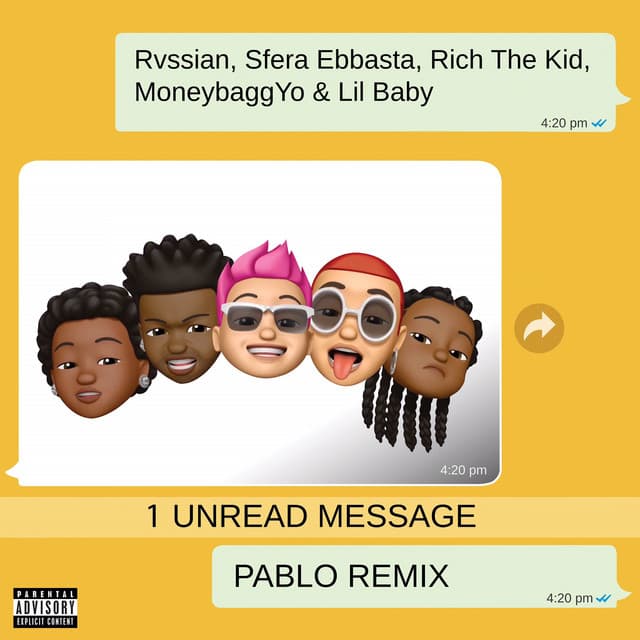 Pablo (with Sfera Ebbasta & Rich The Kid feat. Moneybagg Yo & Lil Baby) - Remix cover art