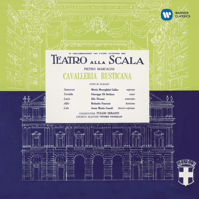 Mascagni: Cavalleria rusticana: Siciliana. "O Lola ch'hai di latti la cammisa" (Turiddu) cover art