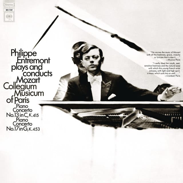 Philippe Entremont Plays and Conducts Mozart cover art