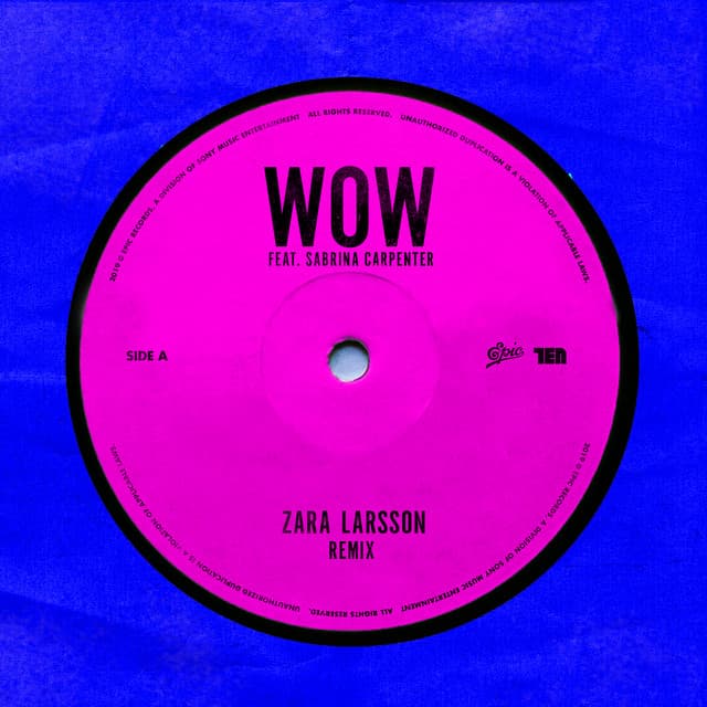 WOW (feat. Sabrina Carpenter) - Remix cover art
