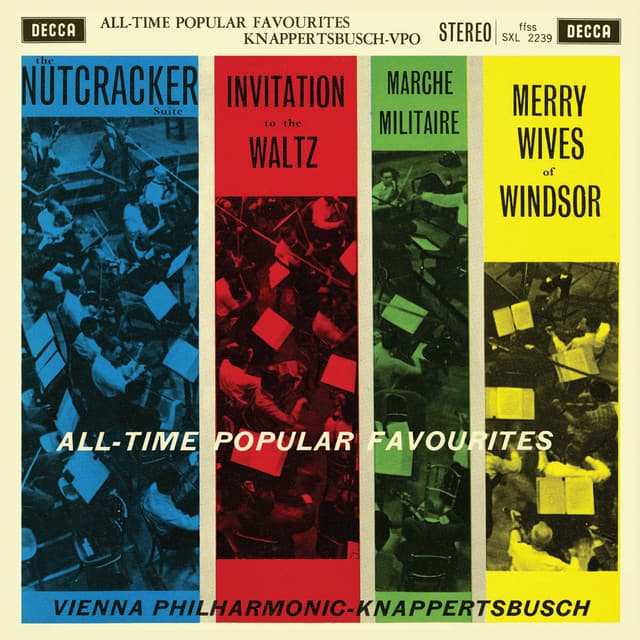 Tchaikovsky: Nutcracker Suite; Schubert: Marche Militataire; Weber: Invitation to the Dance; Nicolai: The Merry Wives of Windsor (Hans Knappertsbusch - The Orchestral Edition: Volume 17) cover art