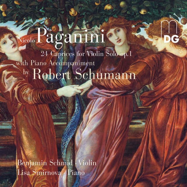 Paganini & Schumann: 24 Caprices for Violin Solo, Op. 1 cover art