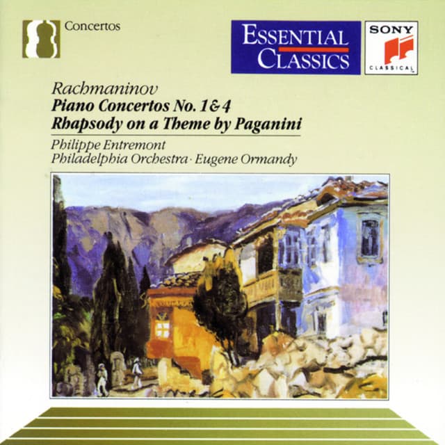 Rachmaninoff: Piano Concertos Nos. 1 & 4; Paganini's Rhapsody cover art
