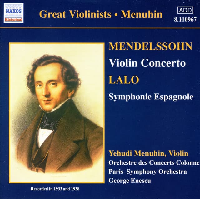 Violin Concerto in E Minor, Op. 64, MWV O 14: III. Allegretto non troppo - Allegro molto vivace cover art