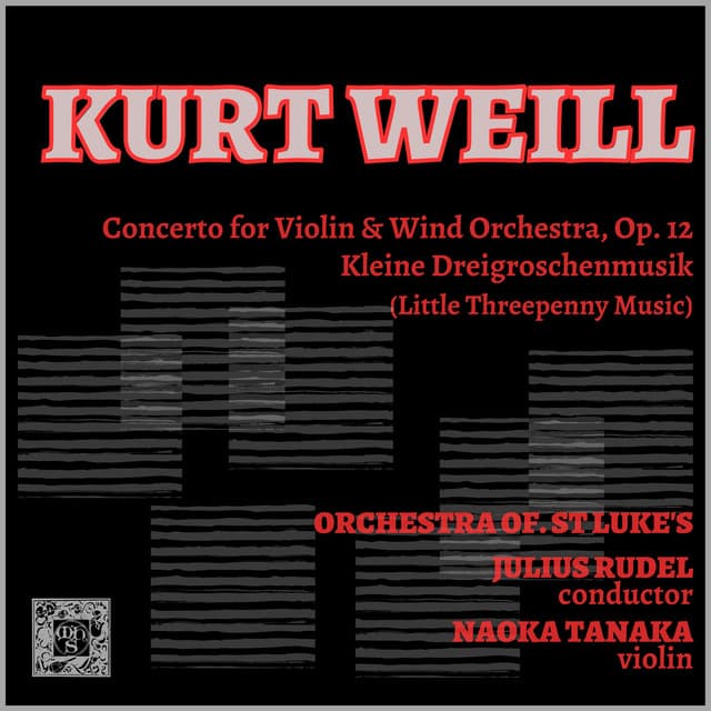Concerto For Violin And Wind Orchestra, Op. 12: I. Andante Con Moto cover art