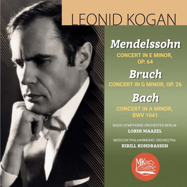 Concerto for Violin and Orchestra No. 1 in A Minor, BWV 1041: III. Allegro assai cover art