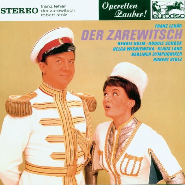 Lehar: Die lustige Witwe (excerpts) - "Operetta Highlights" cover art
