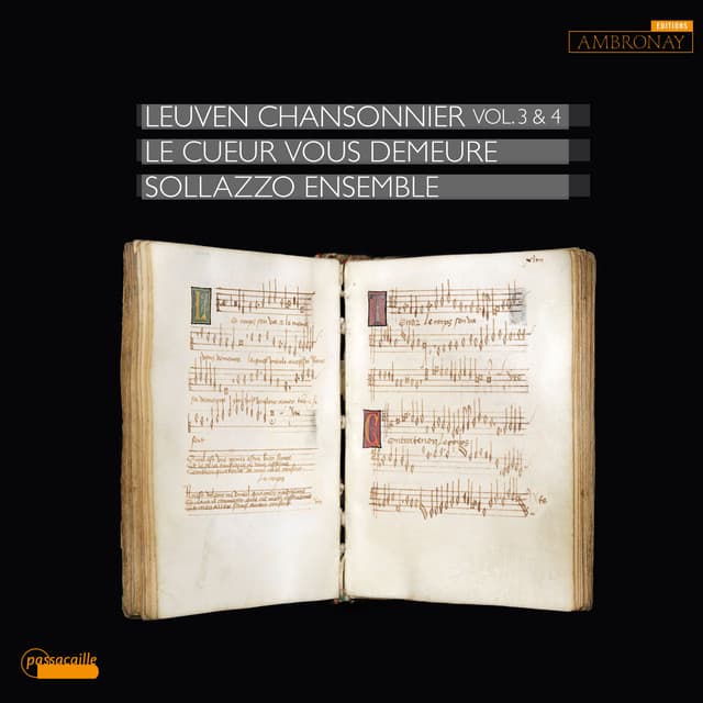 Leuven Chansonnier: No. 29, Le corps s'en va et le cueur vous demeure cover art