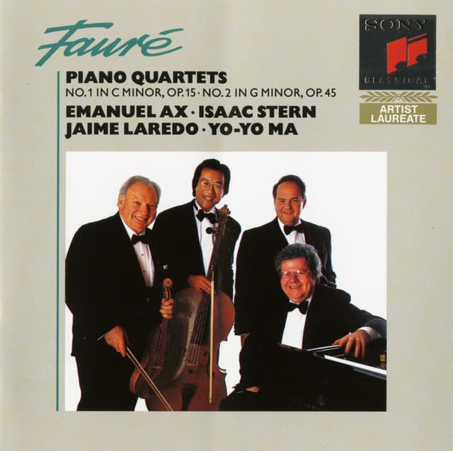 Piano Quartet No. 2 in G Minor, Op. 45: I. Allegro molto moderato cover art