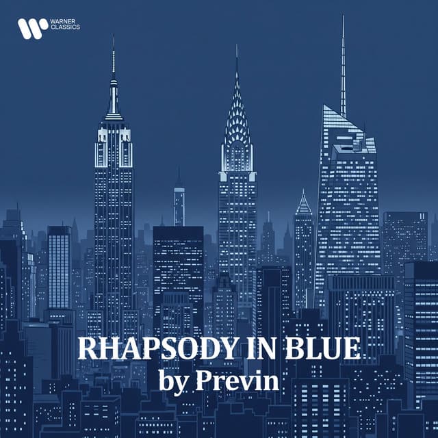 "Rhapsody in Blue" by Previn cover art