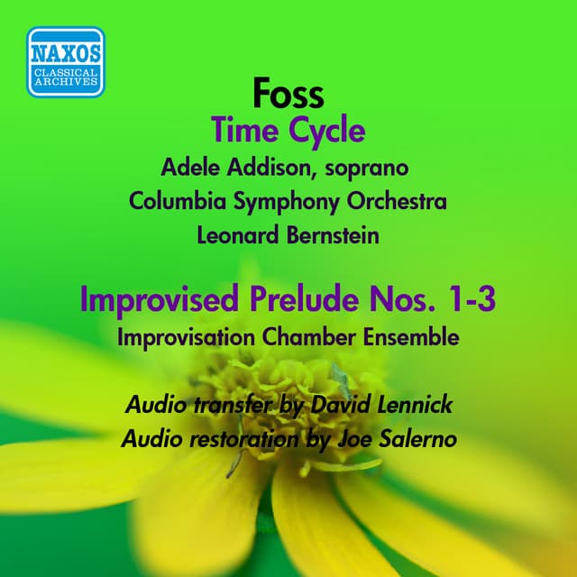 Lukas Foss: Time Cycle cover art