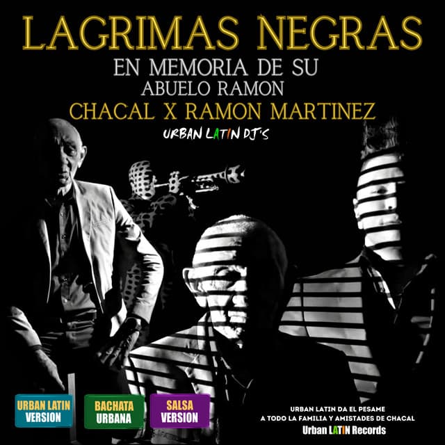 Lagrimas Negras - Urban Latin Radio Edit cover art