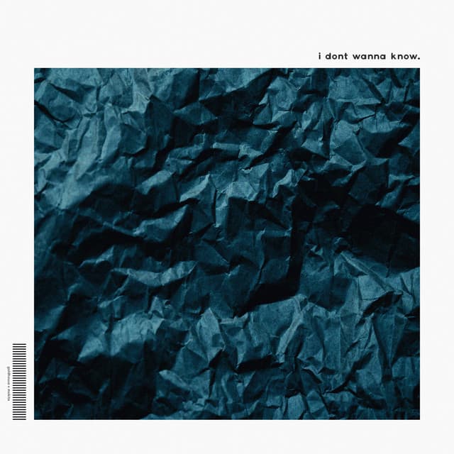 i don't wanna know cover art