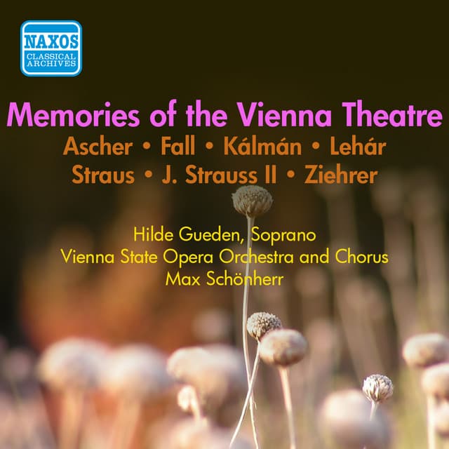 Memories Of Old Vienna Theatre (Gueden) (1954) cover art