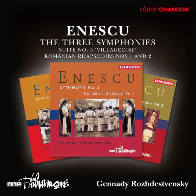 Enescu: Symphonies Nos. 1-3 & Other Orchestral Works cover art