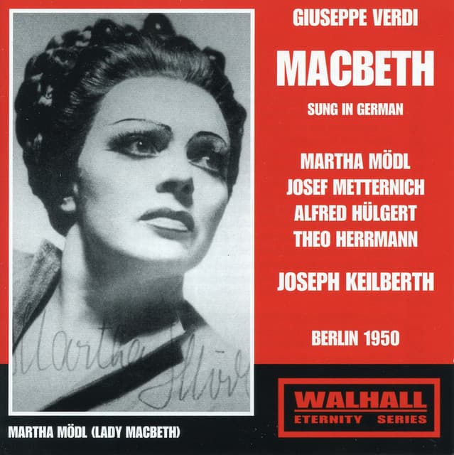 Verdi: Macbeth (Live Recordings 1950) [Sung in German] cover art