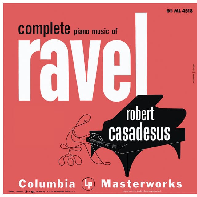 Casadesus Plays Piano Music of Ravel cover art