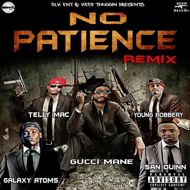 No Patience (feat. Galaxy Atoms, San Quinn & Telly Mac) - Remix cover art
