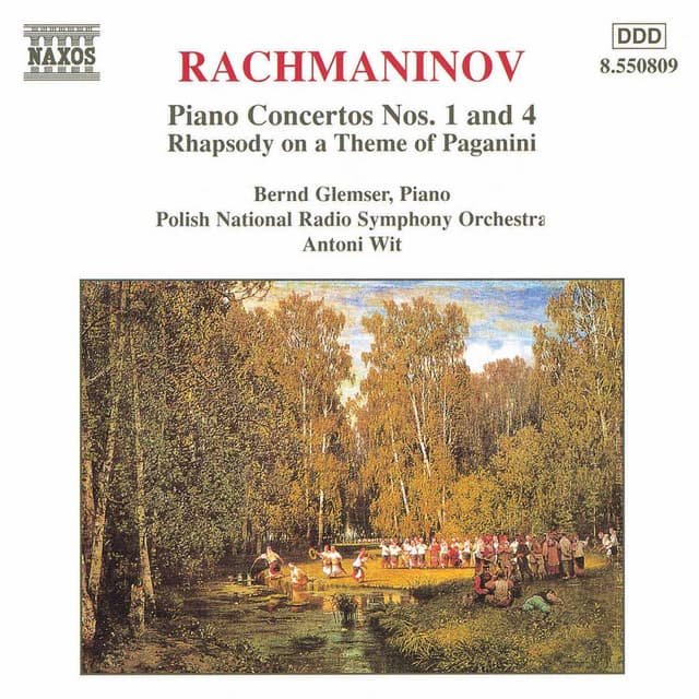 Piano Concerto No. 4 in G Minor, Op. 40: I. Allegro vivace cover art