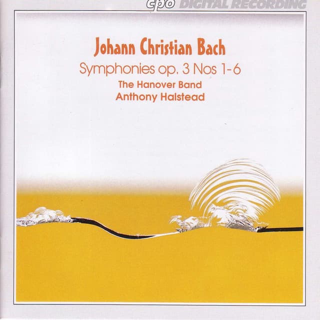 Bach, J.C.: Symphonies (Complete), Vol. 1 - Symphonies, Op. 3 cover art