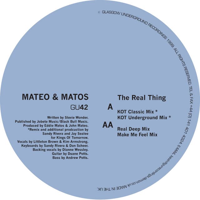 The Real Thing - Real Deep Mix cover art