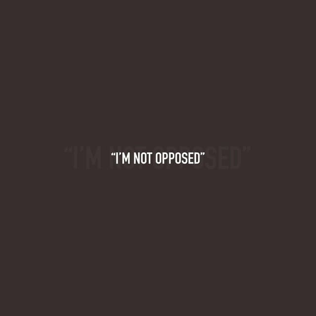 I'm Not Opposed cover art