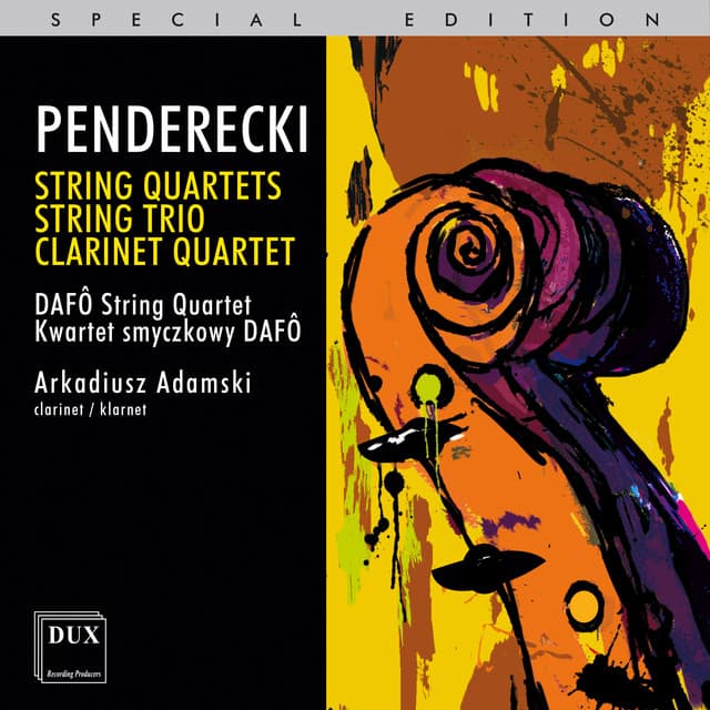 Clarinet Quartet: I. Notturno. Adagio cover art