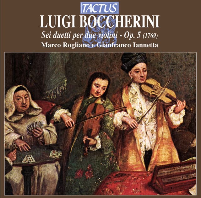 Duet for 2 Violins in E-Flat Major, Op. 3, No. 5, G. 60: II. Adagio cover art