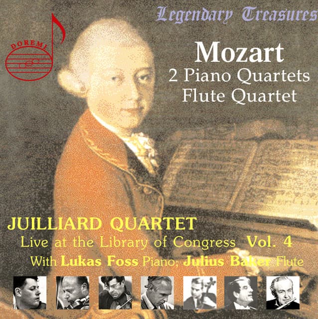 Juilliard Quartet, Vol. 4: Live at Library of Congress – Mozart Quartets cover art