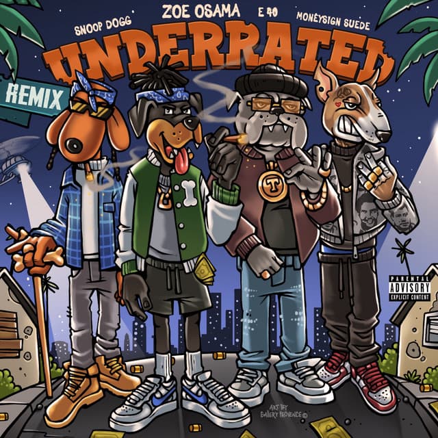 Underrated (feat. MoneySign Suede) - Remix cover art