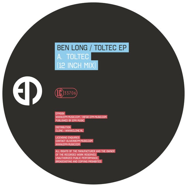 Toltec - 12 Inch Mix cover art