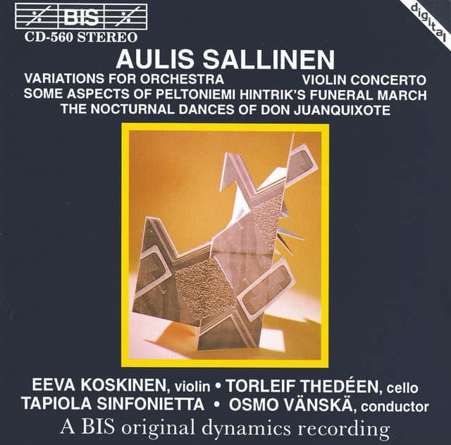 Sallinen: Variations for Orchesta, Op. 8 / Violin Concerto, Op. 18 cover art