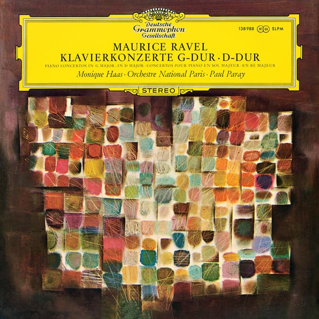 Ravel: Piano Concerto in G Major; Piano Concerto for the Left Hand in D Major (Paul Paray: The Mercury Masters II, Volume 22) cover art