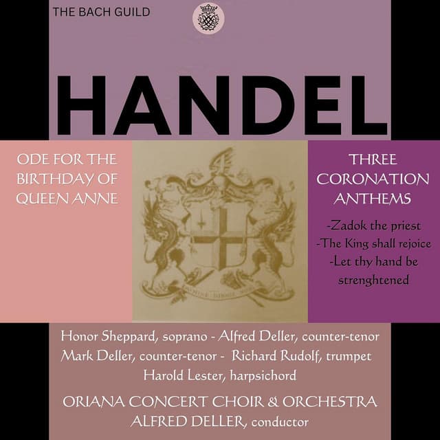 Ode for the Birthday of Queen Anne, HWV 74: IV. Let Rolling Streams Their Gladness Show cover art