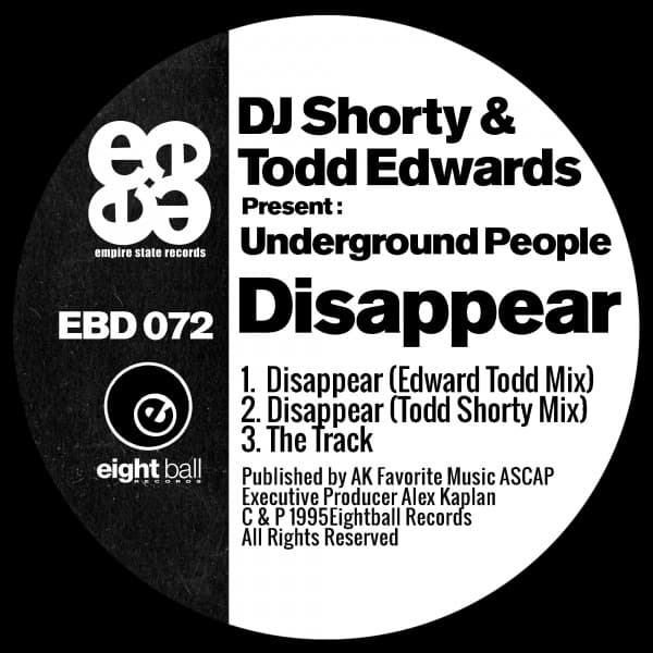 Disappear - Todd Shorty Mix cover art
