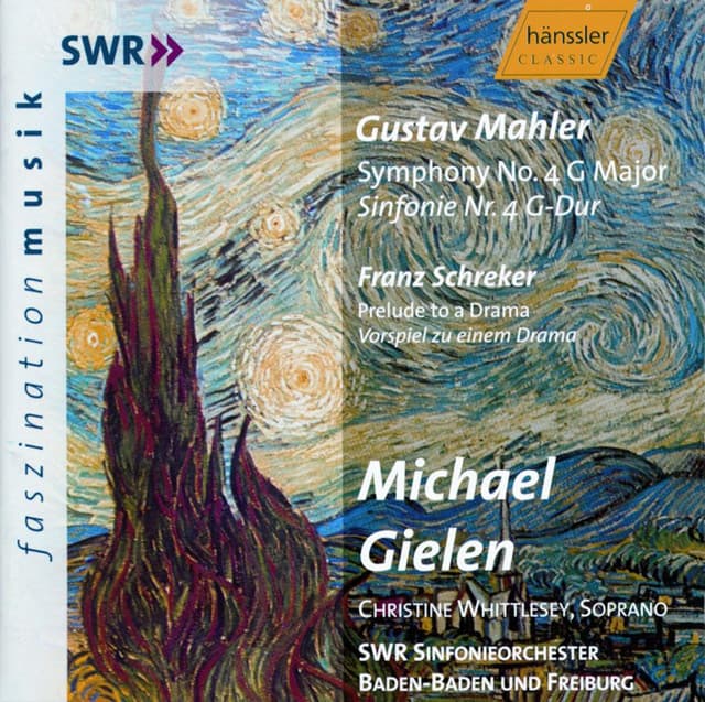 Mahler: Symphony No. 4 in G Major / Schreker: Prelude To A Drama cover art