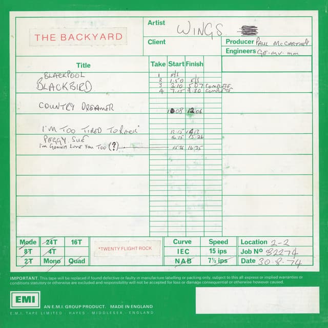 One Hand Clapping – The Backyard (One Hand Clapping Sessions) cover art