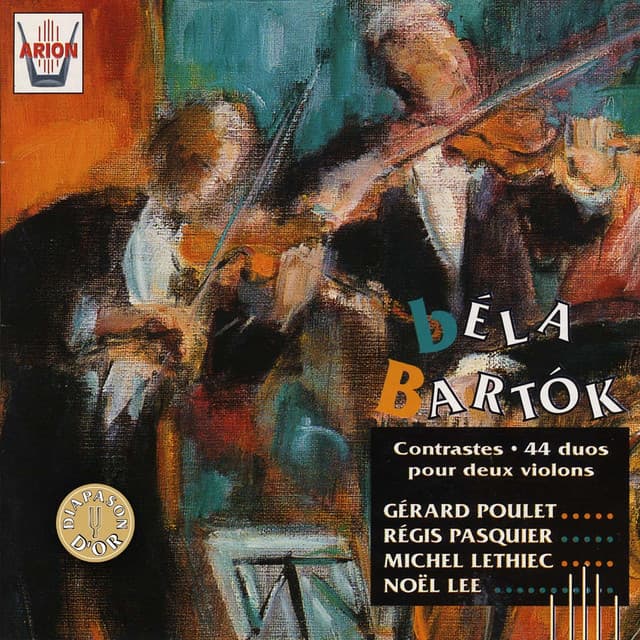 Bartok : Contrastes 44 duos pour 2 violons cover art