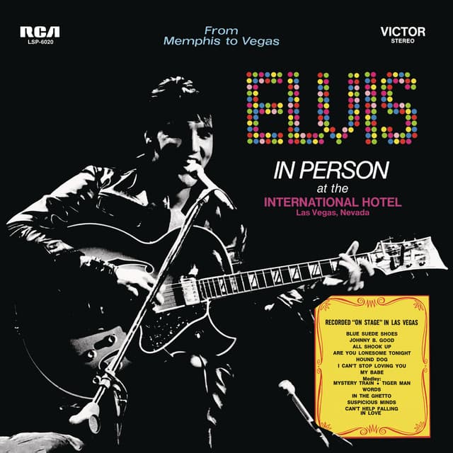 Blue Suede Shoes - Midnight Show - Live at the International Hotel, Las Vegas, NV - August 1969 cover art
