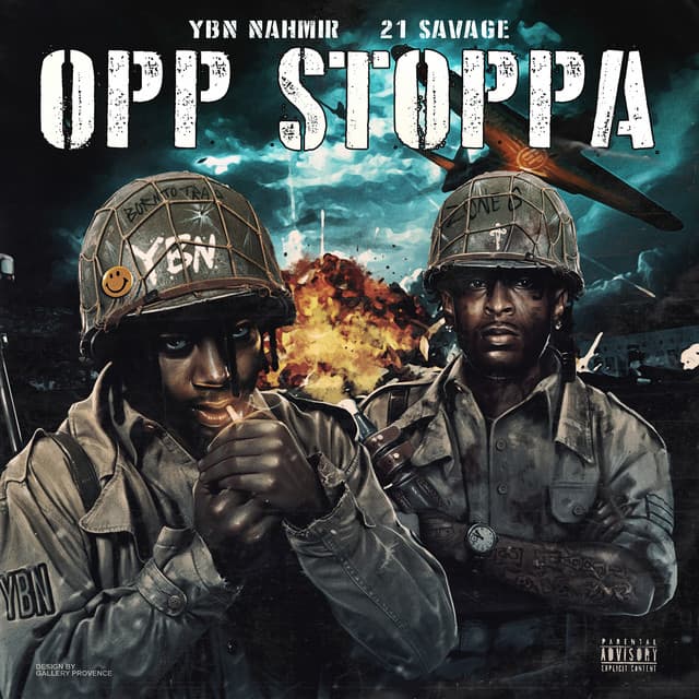 Opp Stoppa (feat. 21 Savage) cover art