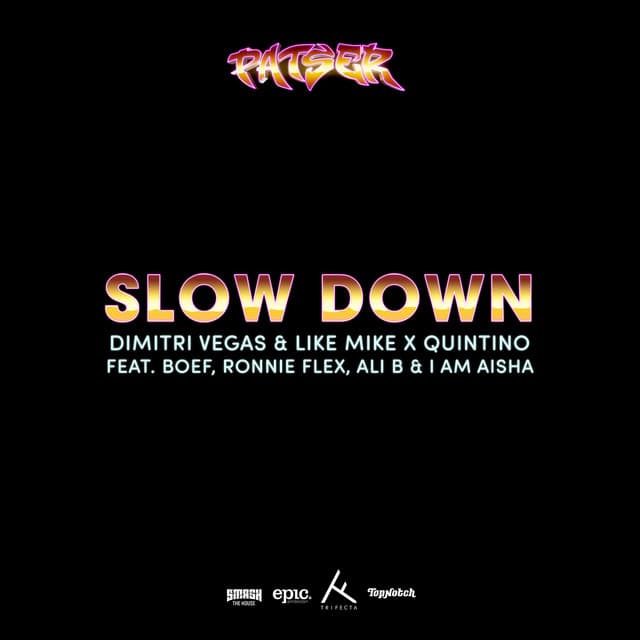 Slow Down (feat. Boef, Ronnie Flex, Ali B & I Am Aisha) cover art