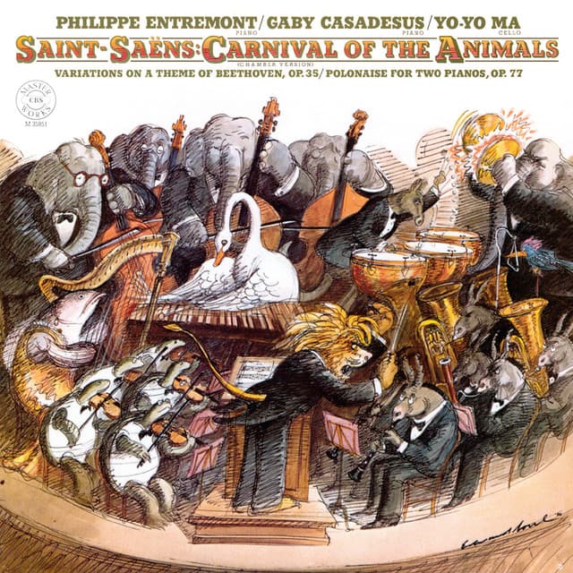 Carnival of the Animals, R. 125: The Swan cover art