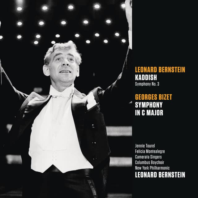 Bernstein: Symphony No. 3 "Kaddish" - Bizet: Symphony in C Major cover art